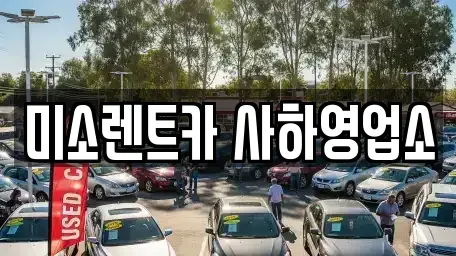 부산 사하구 장림동 렌트카 전문 미소렌트카 사하영업소
