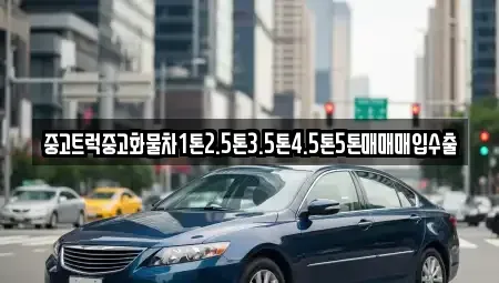 부산 사하구 장림동 중고차매매 전문 중고트럭중고화물차1톤2.5톤3.5톤4.5톤5톤매매매입수출
