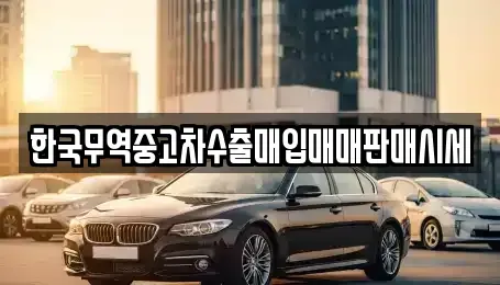 부산 해운대구 재송동 중고차 전문 한국무역중고차수출매입매매판매시세