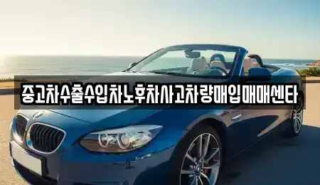 부산 해운대구 재송동 중고차매입 전문 중고차수출수입차노후차사고차량매입매매센타