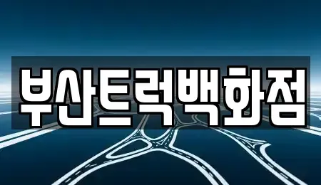 부산광역시 강서구 송정동 중고차 전문 부산트럭백화점