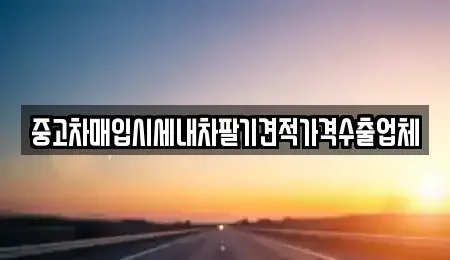 부산광역시 북구 만덕동 중고차매입 전문 중고차매입시세내차팔기견적가격수출업체