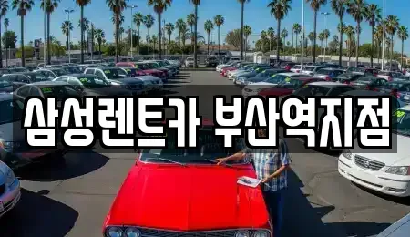 부산광역시 중구 대청동4가 렌트카 전문 삼성렌트카 부산역지점