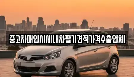 서울 강남구 대치동 중고차매입 전문 중고차매입시세내차팔기견적가격수출업체