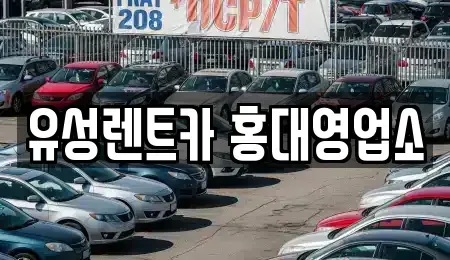 서울 마포구 서교동 렌트카 전문 유성렌트카 홍대영업소