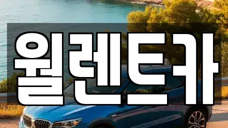 서울 서대문구 봉원동 렌트카 전문 월렌트카