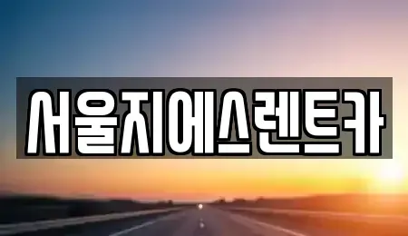 서울 영등포구 당산동 렌트카 전문 서울지에스렌트카