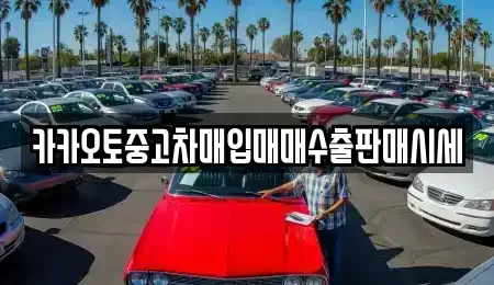 서울 용산구 용문동 중고차매입 전문 카카오토중고차매입매매수출판매시세