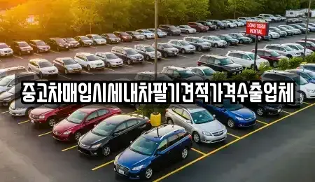 서울 종로구 구기동 중고차매입 전문 중고차매입시세내차팔기견적가격수출업체