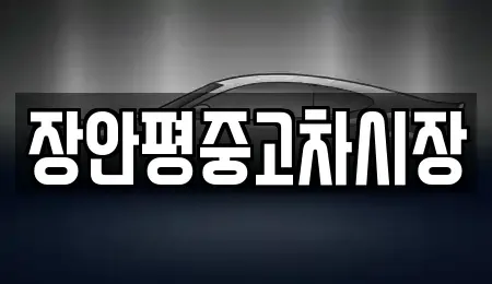 서울 중구 남학동 중고차 전문 장안평중고차시장