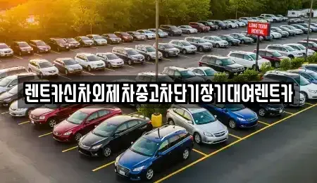 서울 중구 예관동 단기렌트카 전문 렌트카신차외제차중고차단기장기대여렌트카