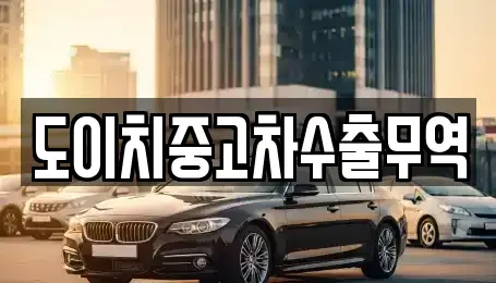 서울 중랑구 신내동 중고차 전문 도이치중고차수출무역