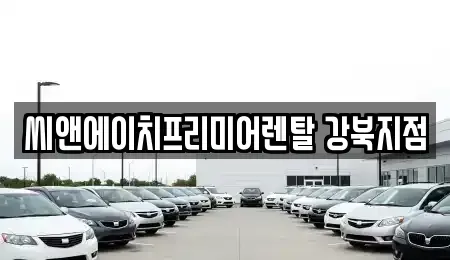 서울특별시 강북구 렌트카 전문 씨앤에이치프리미어렌탈 강북지점