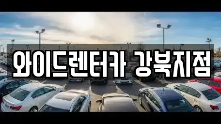 서울특별시 강북구 렌트카 전문 와이드렌터카 강북지점