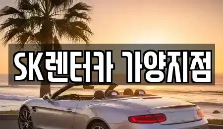 서울특별시 강서구 등촌동 렌트카 전문 SK렌터카 가양지점