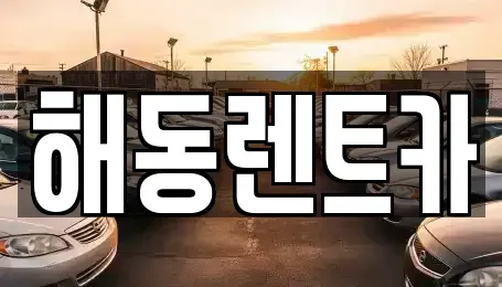 서울특별시 강서구 등촌동 렌트카 전문 해동렌트카