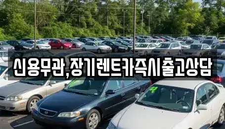 서울특별시 강서구 등촌동 장기렌트카 전문 신용무관,장기렌트카즉시출고상담