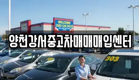 서울특별시 강서구 등촌동 중고차매입 전문 양천강서중고차매매매입센터