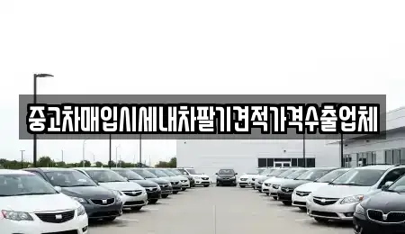 서울특별시 구로구 중고차매입 전문 중고차매입시세내차팔기견적가격수출업체