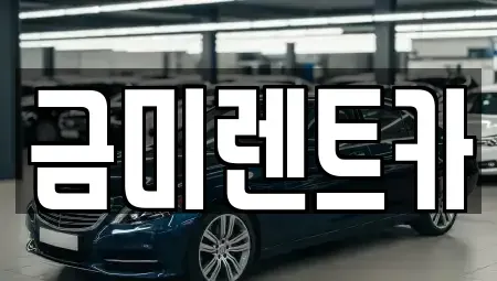 서울특별시 구로구 천왕동 렌트카 전문 금미렌트카