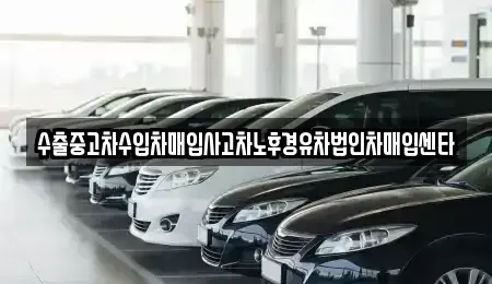 서울특별시 구로구 천왕동 중고차매입 전문 수출중고차수입차매입사고차노후경유차법인차매입센타