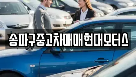 서울특별시 송파구 문정동 중고차 전문 송파구중고차매매현대모터스