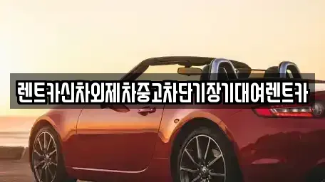 서울특별시 용산구 도원동 단기렌트카 전문 렌트카신차외제차중고차단기장기대여렌트카