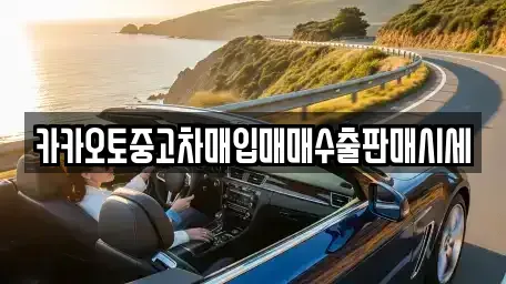 서울특별시 용산구 산천동 중고차매입 전문 카카오토중고차매입매매수출판매시세