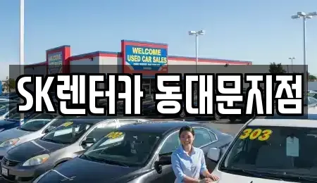 서울특별시 중구 을지로4가 렌트카 전문 SK렌터카 동대문지점