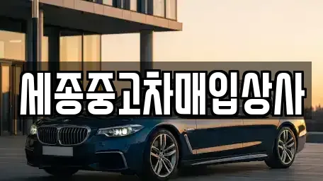 세종특별자치시 새롬동 중고차매매 전문 세종중고차매입상사