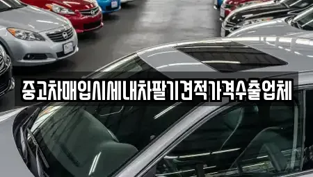 울산 울주군 범서읍 중고차매입 전문 중고차매입시세내차팔기견적가격수출업체