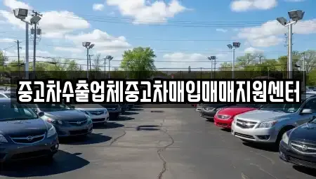 울산 중구 학산동 중고차매입 전문 중고차수출업체중고차매입매매지원센터