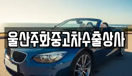 울산광역시 남구 달동 중고차 전문 울산주화중고차수출상사