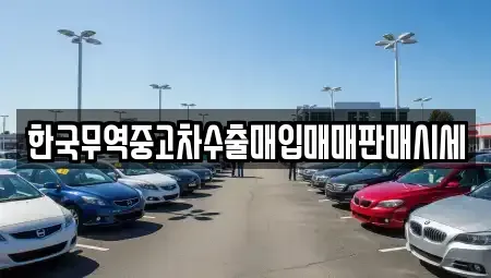 울산광역시 남구 달동 중고차매입 전문 한국무역중고차수출매입매매판매시세