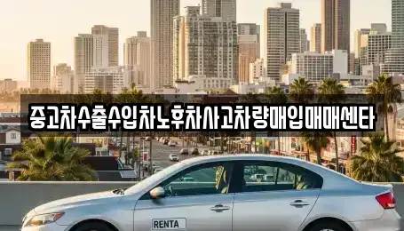 울산광역시 동구 전하동 중고차매매 전문 중고차수출수입차노후차사고차량매입매매센타