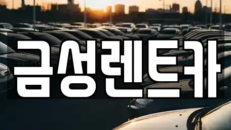 울산광역시 울주군 청량읍 렌트카 전문 금성렌트카