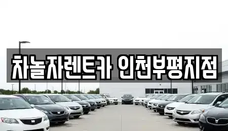 인천 부평구 산곡동 장기렌트카 전문 차놀자렌트카 인천부평지점