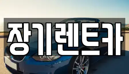 인천 서구 원당동 장기렌트카 전문 장기렌트카