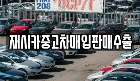 인천 서구 원당동 중고차매입 전문 재시카중고차매입판매수출