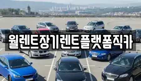 인천 옹진군 영흥면 장기렌트카 전문 월렌트장기렌트플랫폼직카