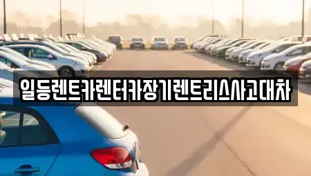 인천 옹진군 영흥면 장기렌트카 전문 일등렌트카렌터카장기렌트리스사고대차