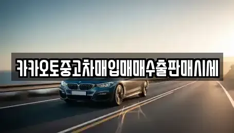 인천 중구 율목동 중고차 전문 카카오토중고차매입매매수출판매시세
