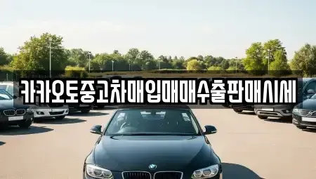 인천 중구 항동5가 중고차매입 전문 카카오토중고차매입매매수출판매시세