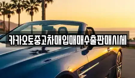 인천광역시 중구 관동2가 중고차매입 전문 카카오토중고차매입매매수출판매시세