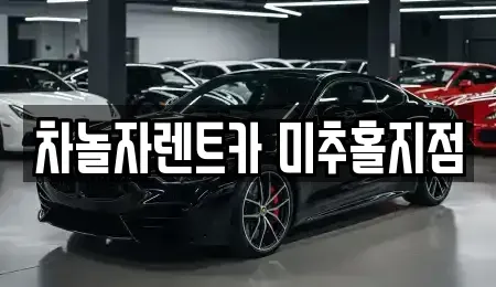 인천광역시 중구 신흥동3가 렌트카 전문 차놀자렌트카 미추홀지점