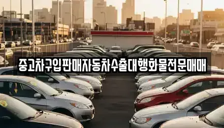 인천광역시 중구 항동5가 중고차매매 전문 중고차구입판매자동차수출대행화물전문매매
