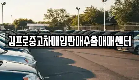 전남 광양시 진상면 중고차매입 전문 김프로중고차매입판매수출매매센터