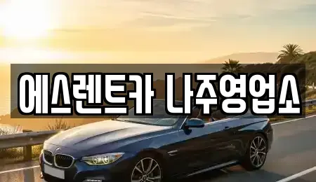전남 나주시 금천면 렌트카 전문 에스렌트카 나주영업소