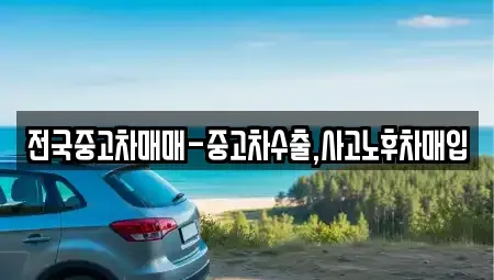 전남 담양군 고서면 중고차매입 전문 전국중고차매매-중고차수출,사고노후차매입