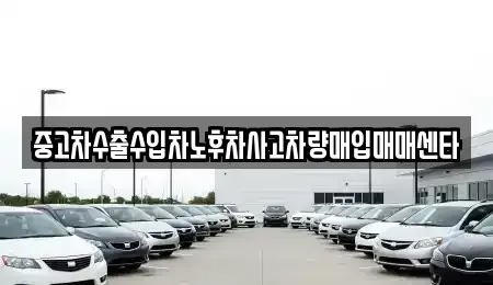 전남 담양군 고서면 중고차매입 전문 중고차수출수입차노후차사고차량매입매매센타